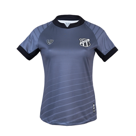 Camisa Goleiro Ceará II 2025 Feminina Chumbo