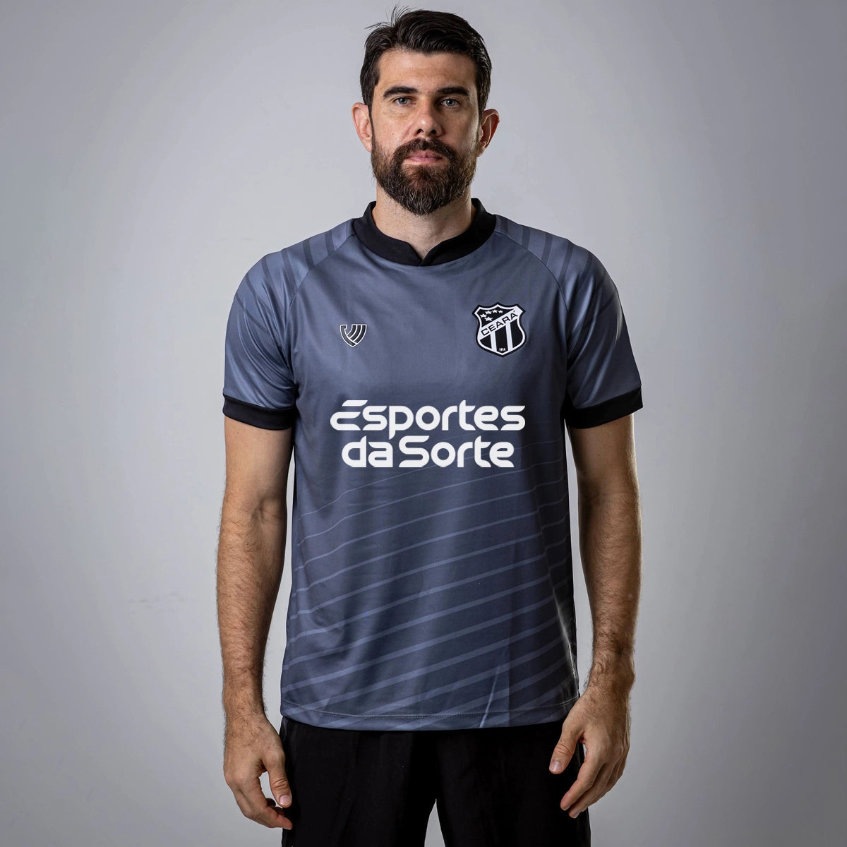 Camisa Goleiro Ceará II 2025 Masculina Chumbo