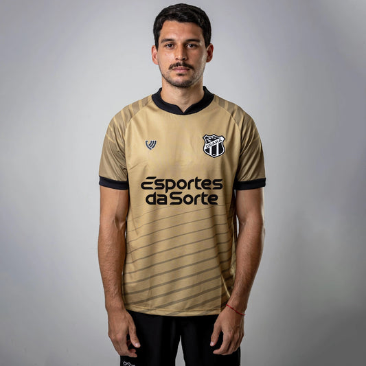 Camisa Goleiro Ceará III 2025 Masculina Dourada
