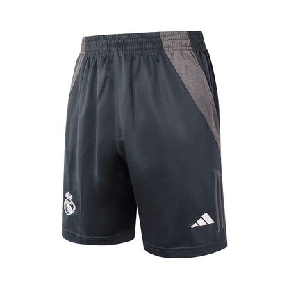 Conjunto Real Madrid Treino Regata 24/25 Cinza Claro