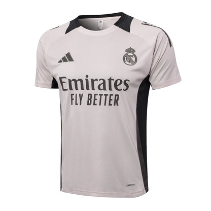 Conjunto Real Madrid Treino 24/25 Cinza Claro