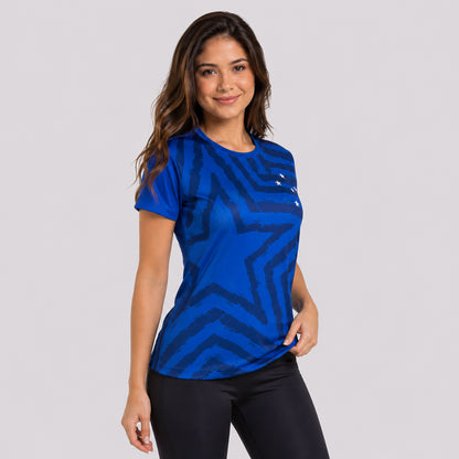 Camisa Cruzeiro Baby Look Feminina