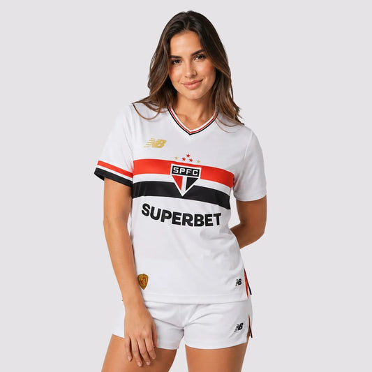 Camisa São Paulo 2025/26 Home Feminina