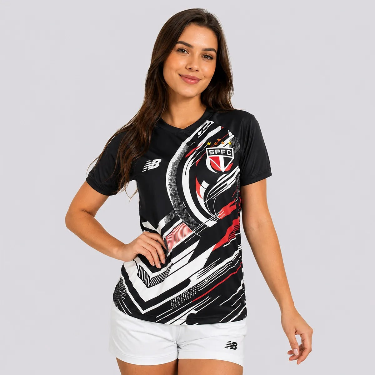 Camisa São Paulo 2025 Pré-Jogo Feminina