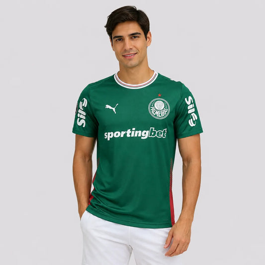 Camisa Palmeiras 2026/27 Home Patch Libertadores