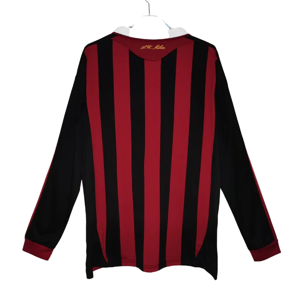Camisa Milan 09/10 Home Retrô Manga Longa