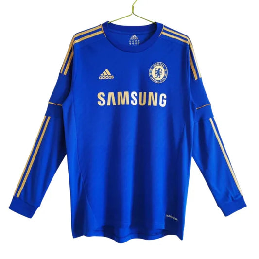 Camisa Chelsea 12/13 Home Retrô Manga Longa