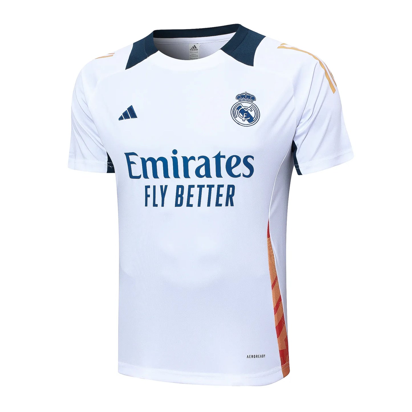 Conjunto Real Madrid Treino 24/25 Branco Liso