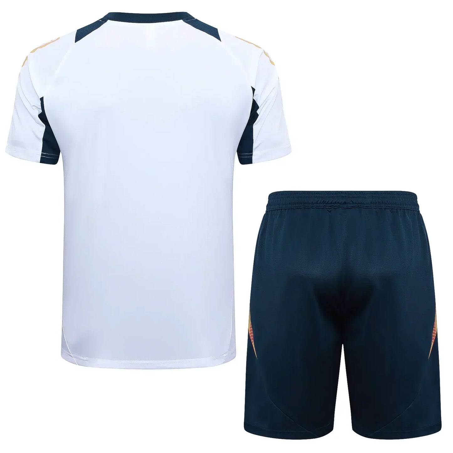 Conjunto Real Madrid Treino 24/25 Branco Liso